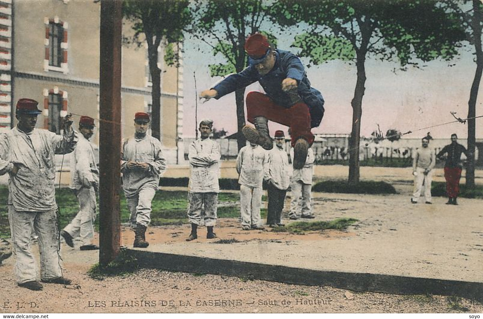 Saut En Hauteur Colorisée ELD High Jump - Leichtathletik