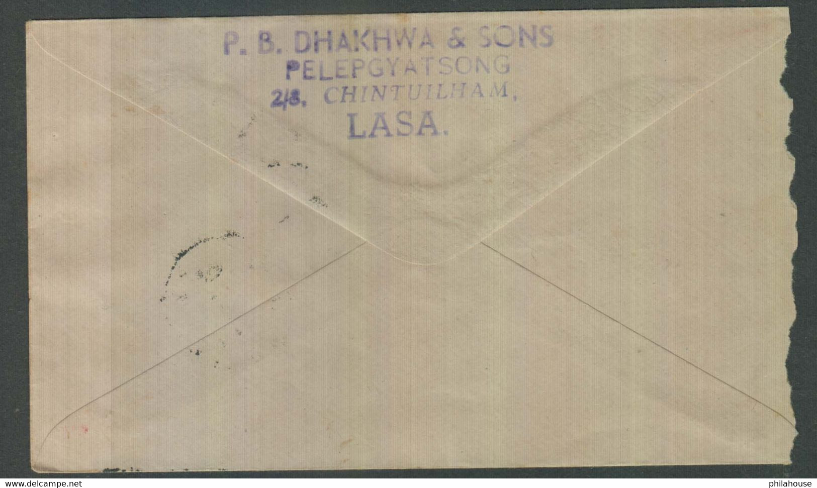 China PRC Cover Tibet To Nepal - Lettres & Documents