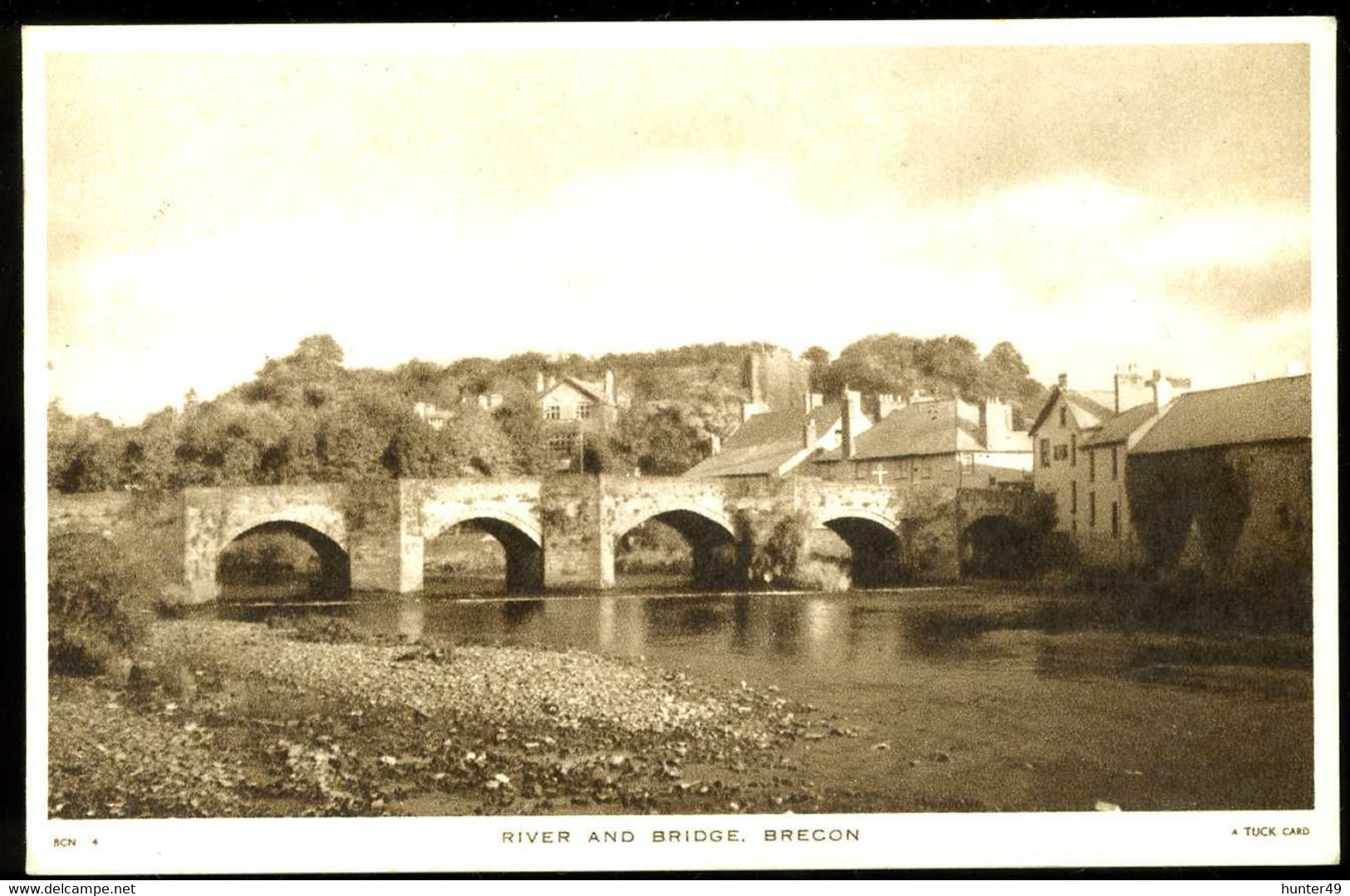 Brecon River And Bridge Tuck - Breconshire