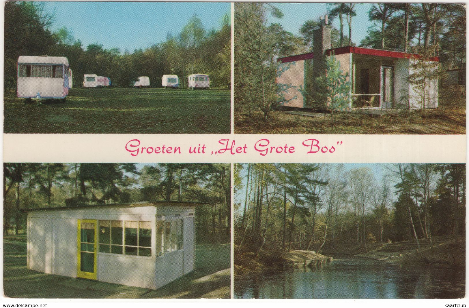 Doorn (Post Driebergen) - Groeten Uit 'Het Grote Bos', Hydeparklaan 24 - (Utrecht, Nederland) Vakantiebungalow, Caravans - Doorn