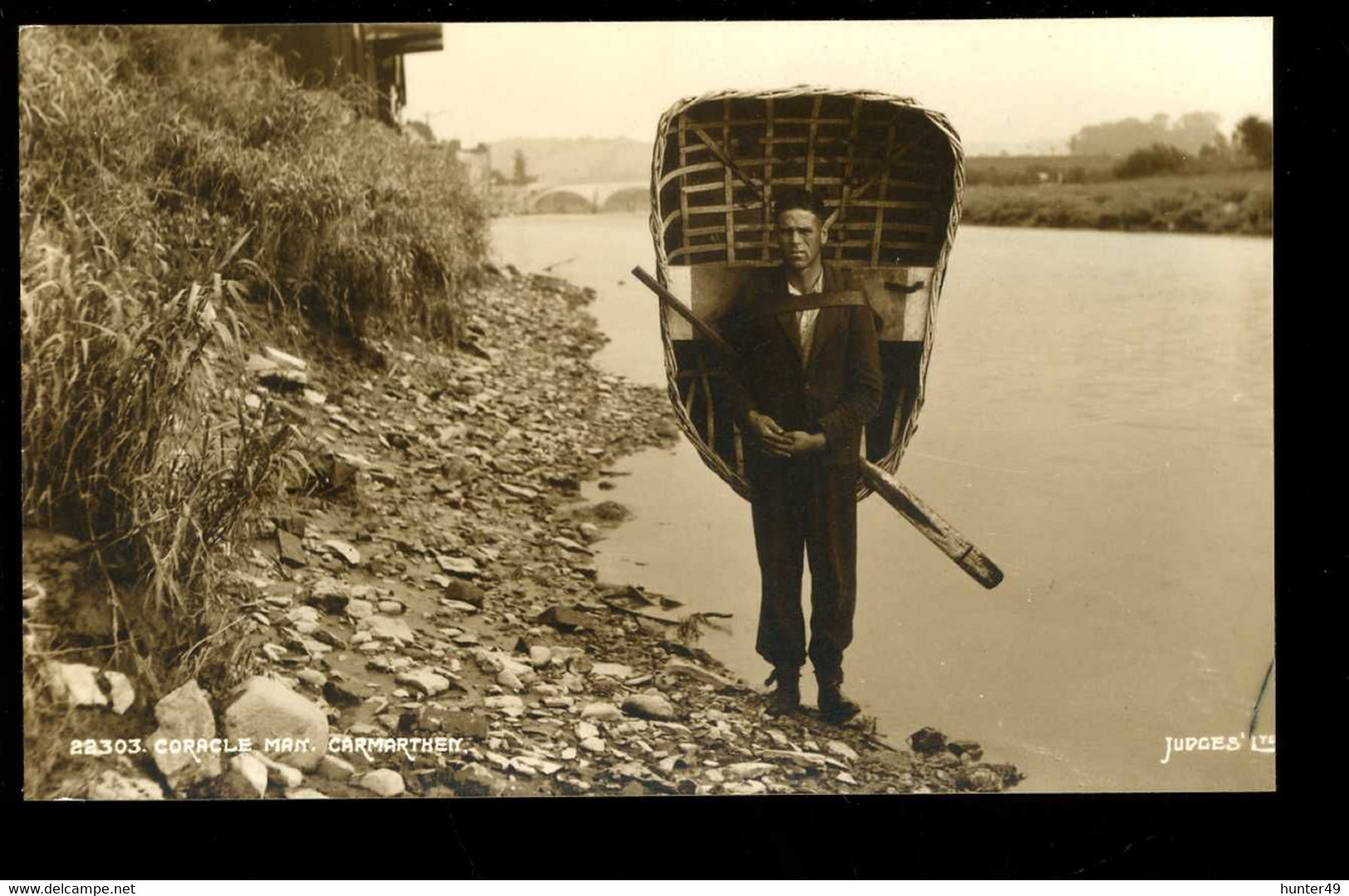 Carmarthen Coracle Man Judges - Carmarthenshire