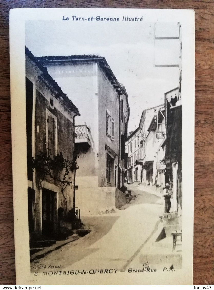 MONTAIGU DE QUERCY GRAND RUE - Montaigu De Quercy