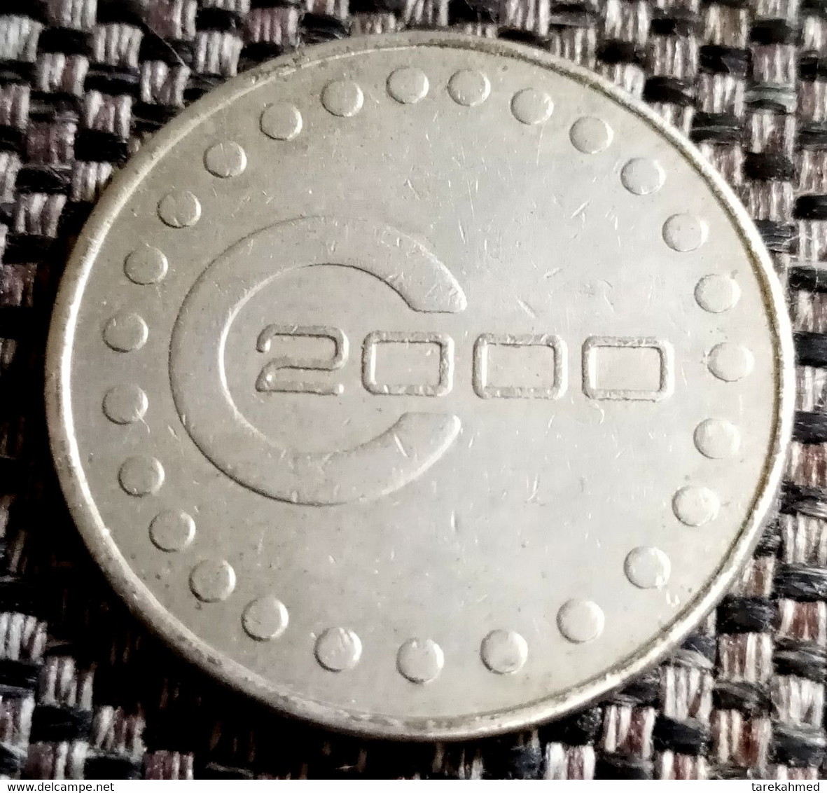 United Arab Emirates ( Dubai) , Rare Amusement Token - City 2000 , Agouz - Casino