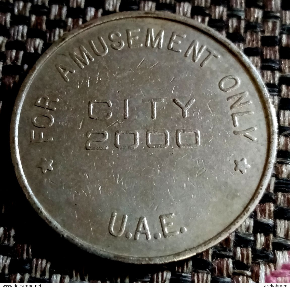 United Arab Emirates ( Dubai) , Rare Amusement Token - City 2000 , Agouz - Casino