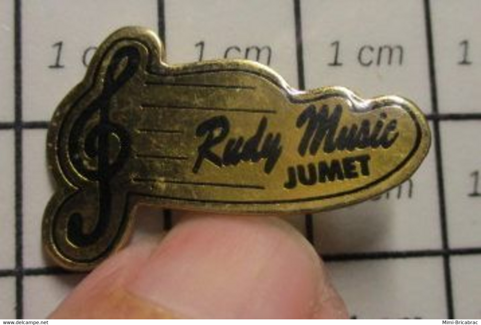 3317 Pin's Pins / Beau Et Rare / THEME : MUSIQUE / RUDY MUSIC JUMET - Musique