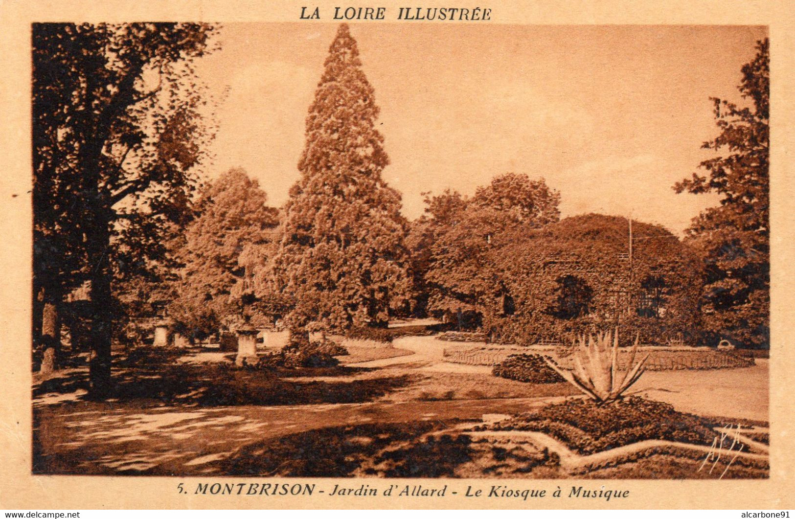 MONTBRISON - Jardin D'Allard - Le Kiosque à Musique - Montbrison