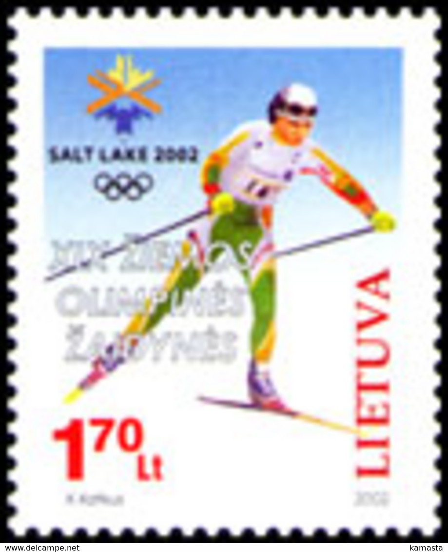 Lithuania 2002 Winter Olympic Games In Salt Lake City. Mi 780 - Winter 2002: Salt Lake City