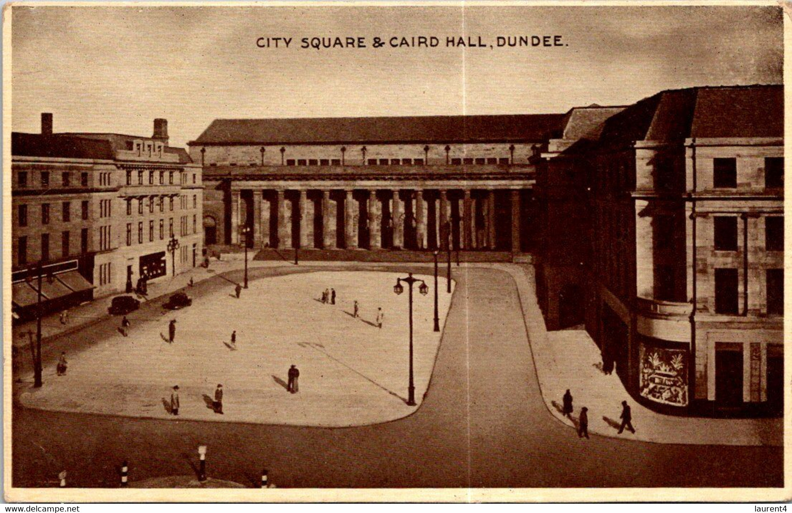 (1 G 48) UK Scotland - (very Old B/w Postcard) - City Square - Dundee - Dunbartonshire