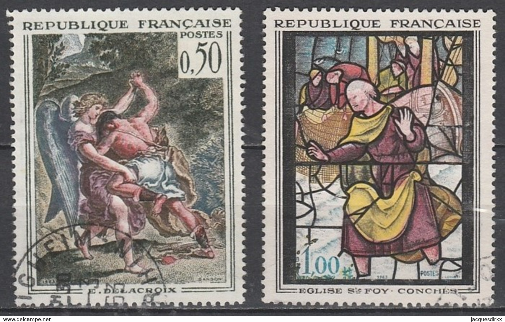 France   .   Y&T    .    1376/1377      .     O    .       Oblitéré - Used Stamps