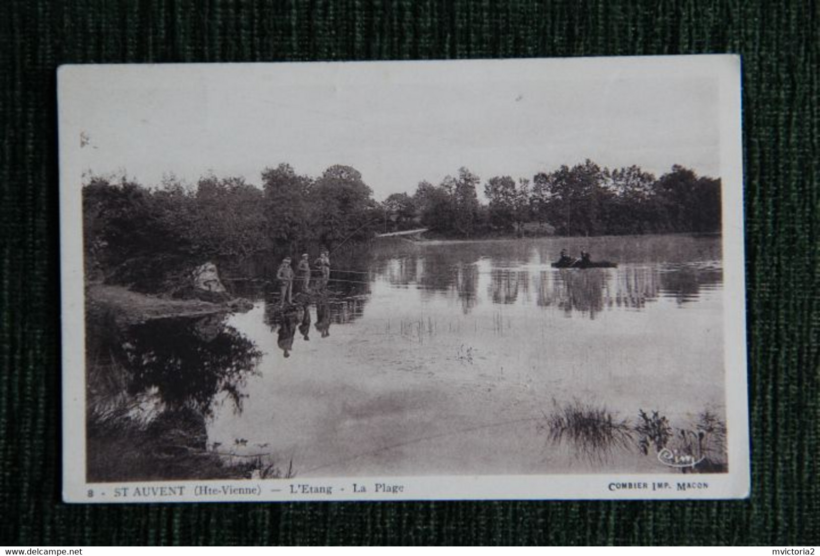 SAINT AUVENT - Pêcheurs à L'Etang - Autres & Non Classés