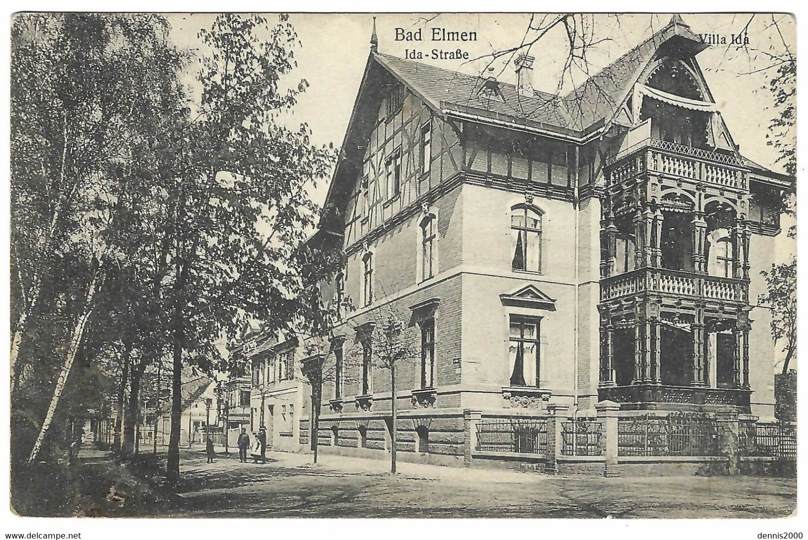 SCHOENEBECK - BAD ELMEN - Bad Salzelmen - Ida Starsse - Villa Ida - Oblit. 1916 - Schoenebeck (Elbe)