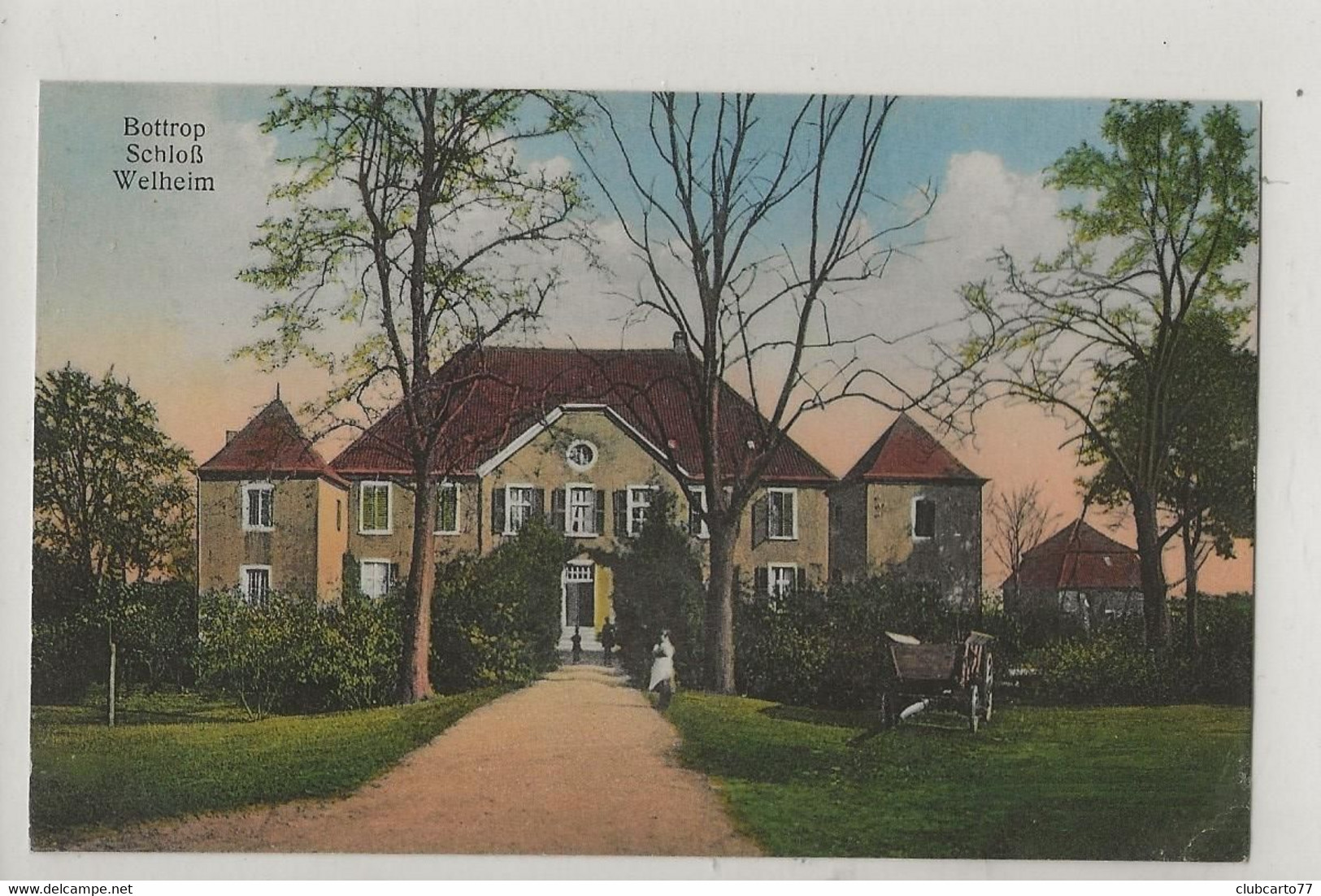 Bottrop (Allemagne, Rhénanie-du-Nord-Westphalie) : Schloss Im 1923 (lebendig) PF. - Bottrop