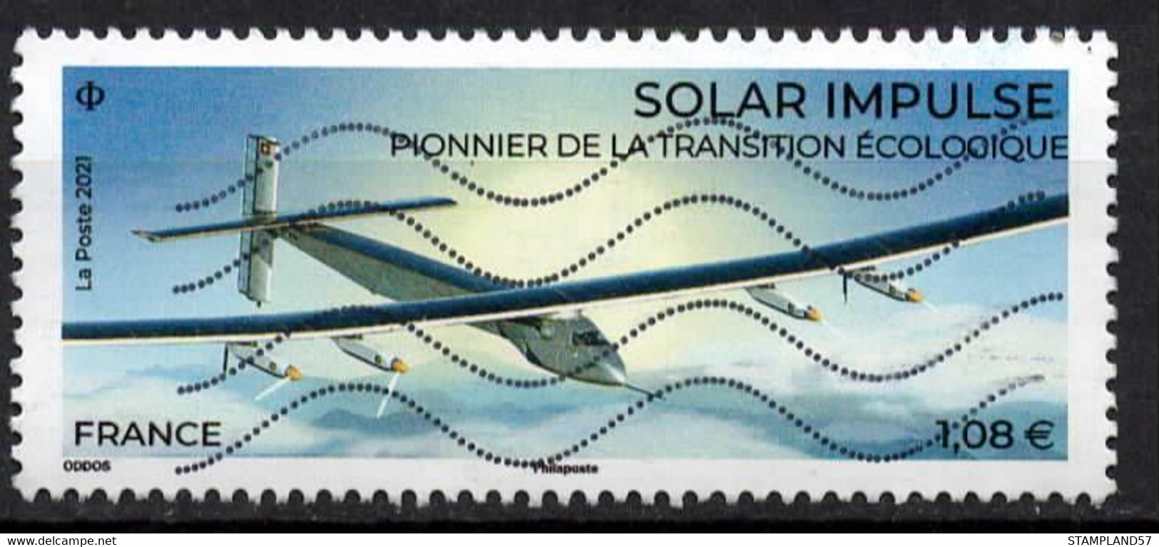 FRANCE 2021 - Timbre - Solar Impulse Oblitéré - Gebruikt