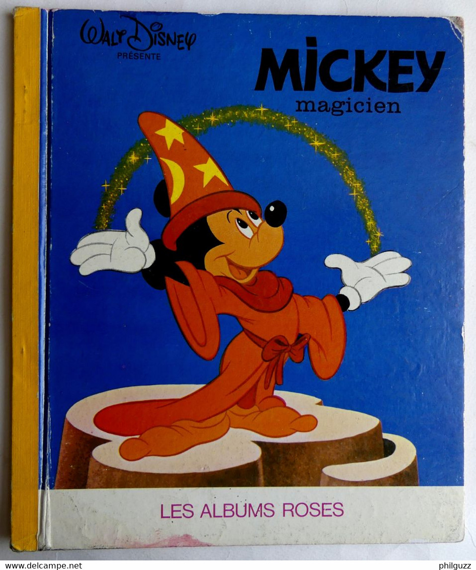 MINI ALBUM MICKEY MAGICIEN - WALT DISNEY - ALBUMS ROSES - HACHETTE 1959 Enfantina - Hachette