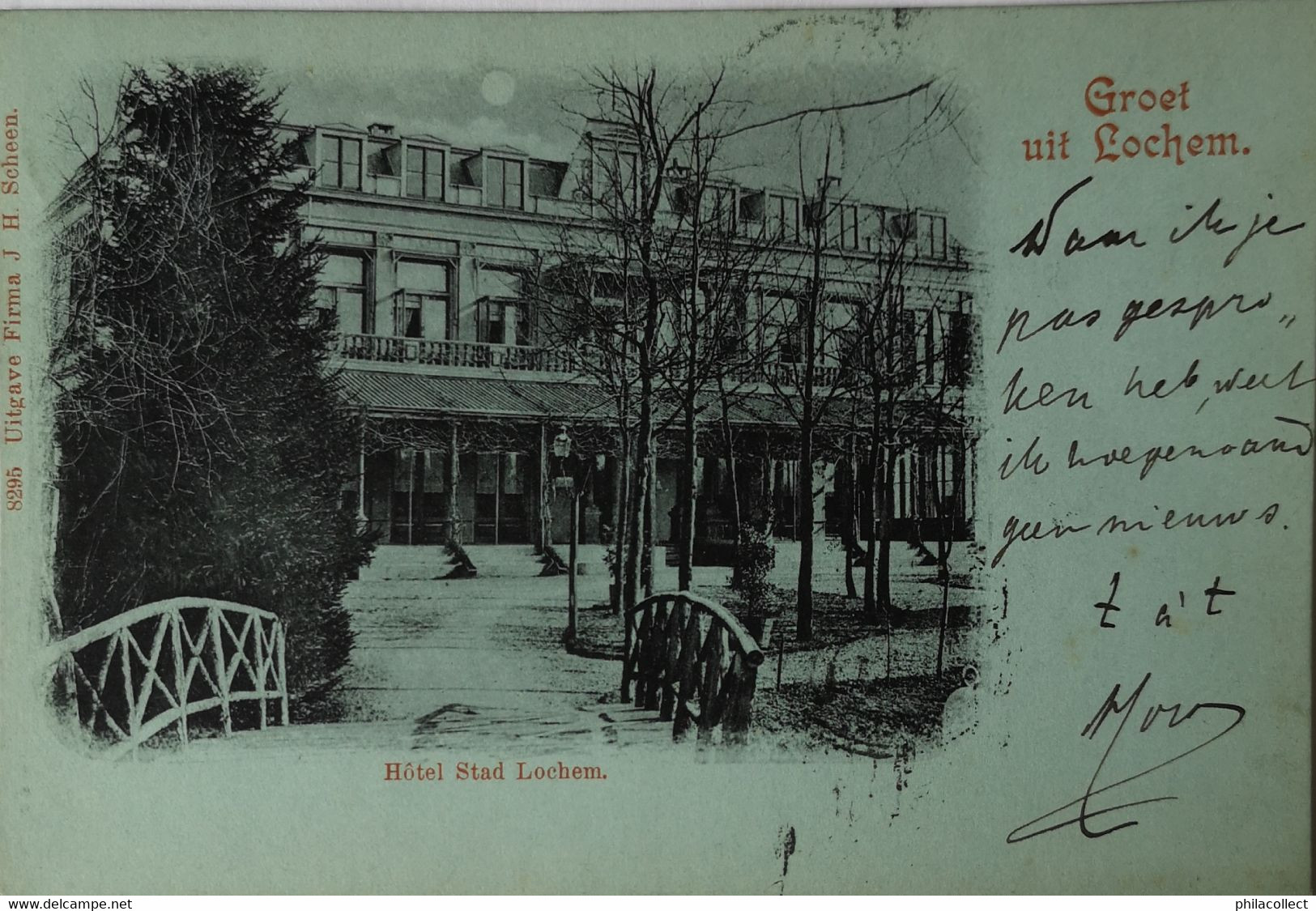 Lochem (Gld.) Groet Uit - Hotel Stad Lochem 1909 - Lochem