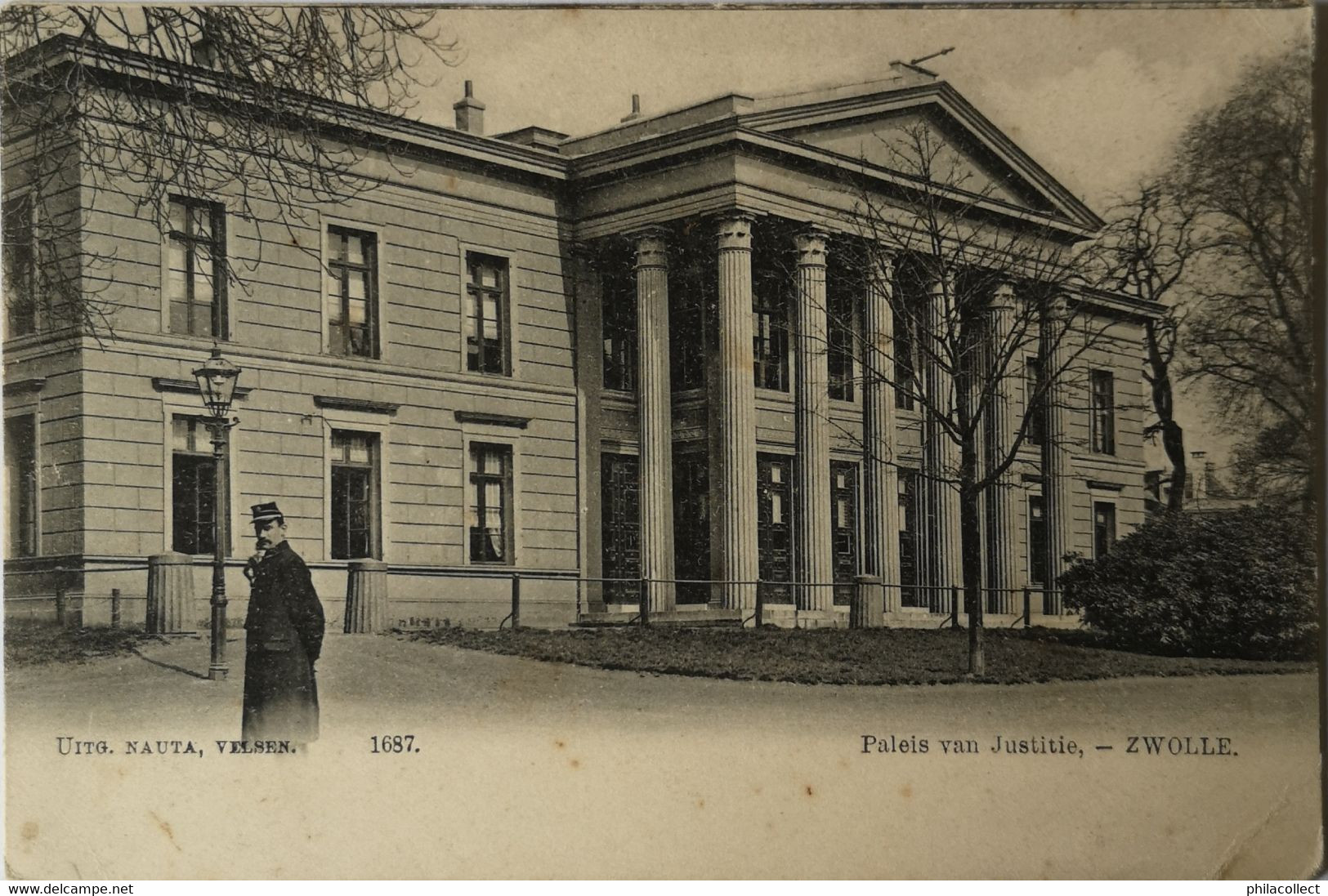 Zwolle (Ov.) ) Paleis Van Justitie Ca 1900 - Zwolle