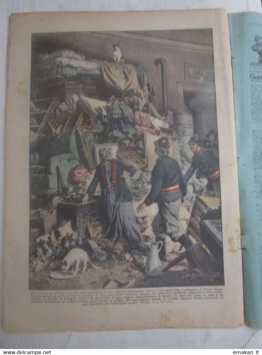 # DOMENICA DEL CORRIERE N 34 / 1930 LAGO DI BRAIES / PALIO DI SIENA / CANELLA E BRUNERI 64° REGG. BRIGATA CAGLIARI - Premières éditions