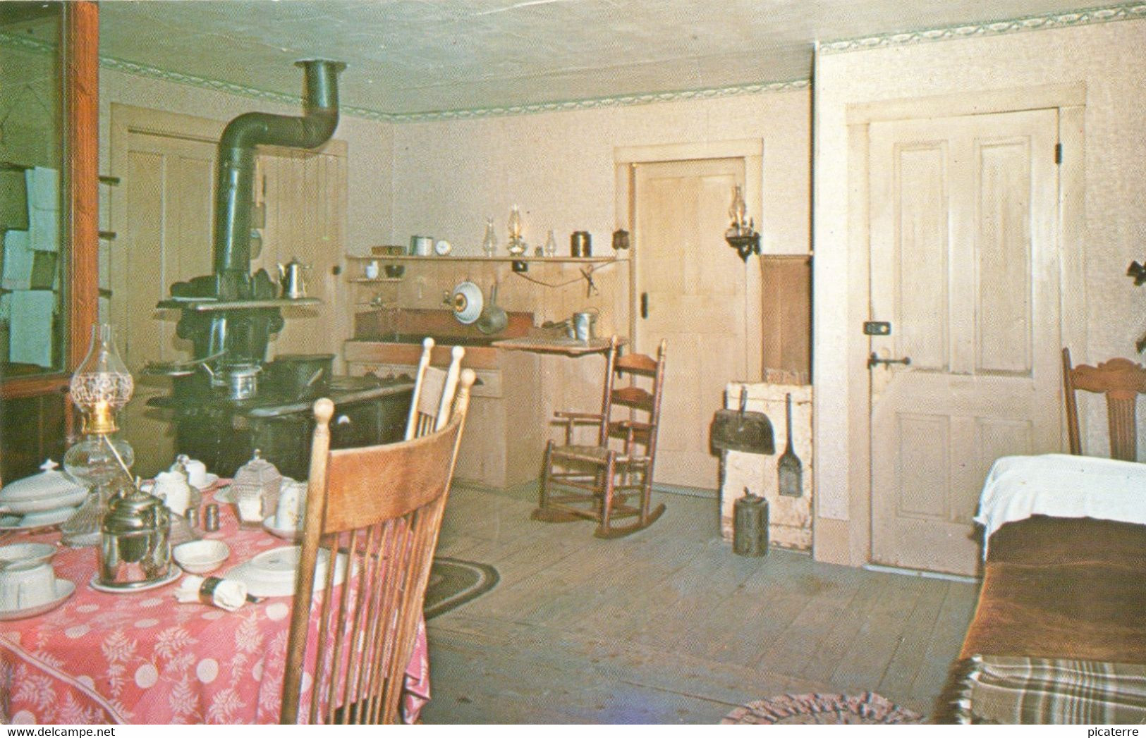 Kitchen At President Coolidge's Homestead -Plymouth, Vermont (Calvin Coolidge-30th US President From 1923-1929)- PCH2 - Presidentes