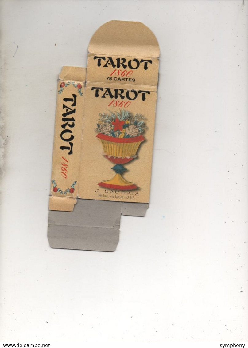 Jeu De 78 Cartes - Tarot 1860 -  Reproduction De Celui Fabriqué à Paris En 1860 Par J. Gaudais - - Tarot-Karten