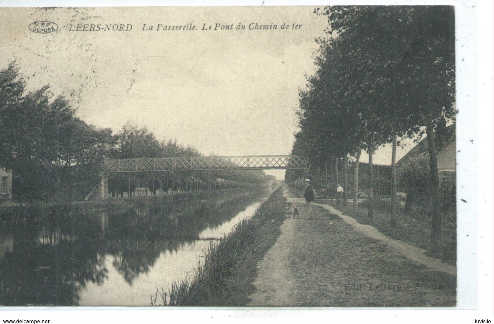 Leers Nord Passerelle Le Pont Du Chemin De Fer - Estaimpuis