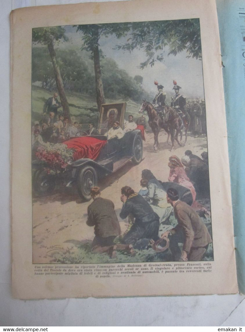 # DOMENICA DEL CORRIERE N 35 / 1930 LEONE CONTRO GIOVANE IN SOMALIA /  PROCESSIONE GROTTAFERRATA - First Editions