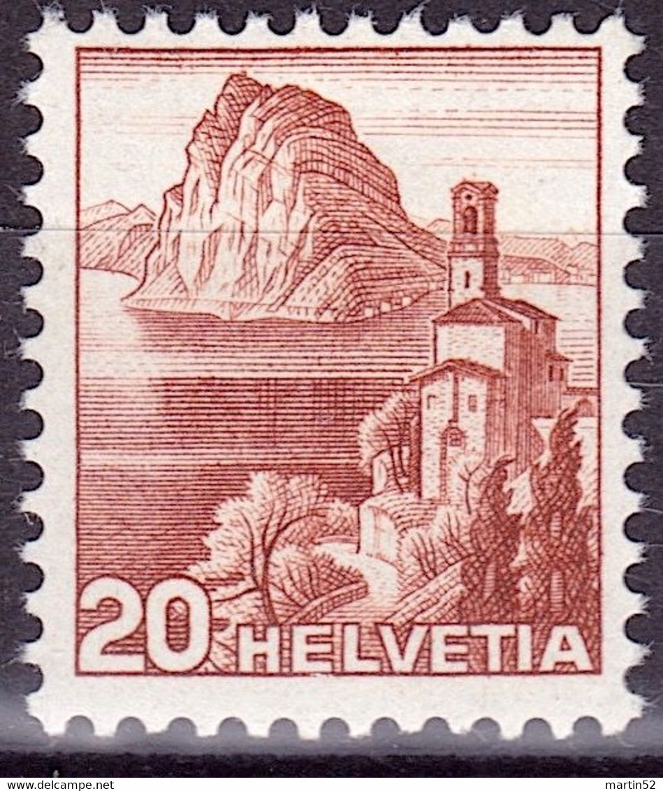 Schweiz Suisse 1948: San Salvatore Rollenmarke Zu 287RM.01 Mi 502R MIT NUMMER K4560 ** Postfrisch MNH (Zu CHF 45.00) - Francobolli In Bobina