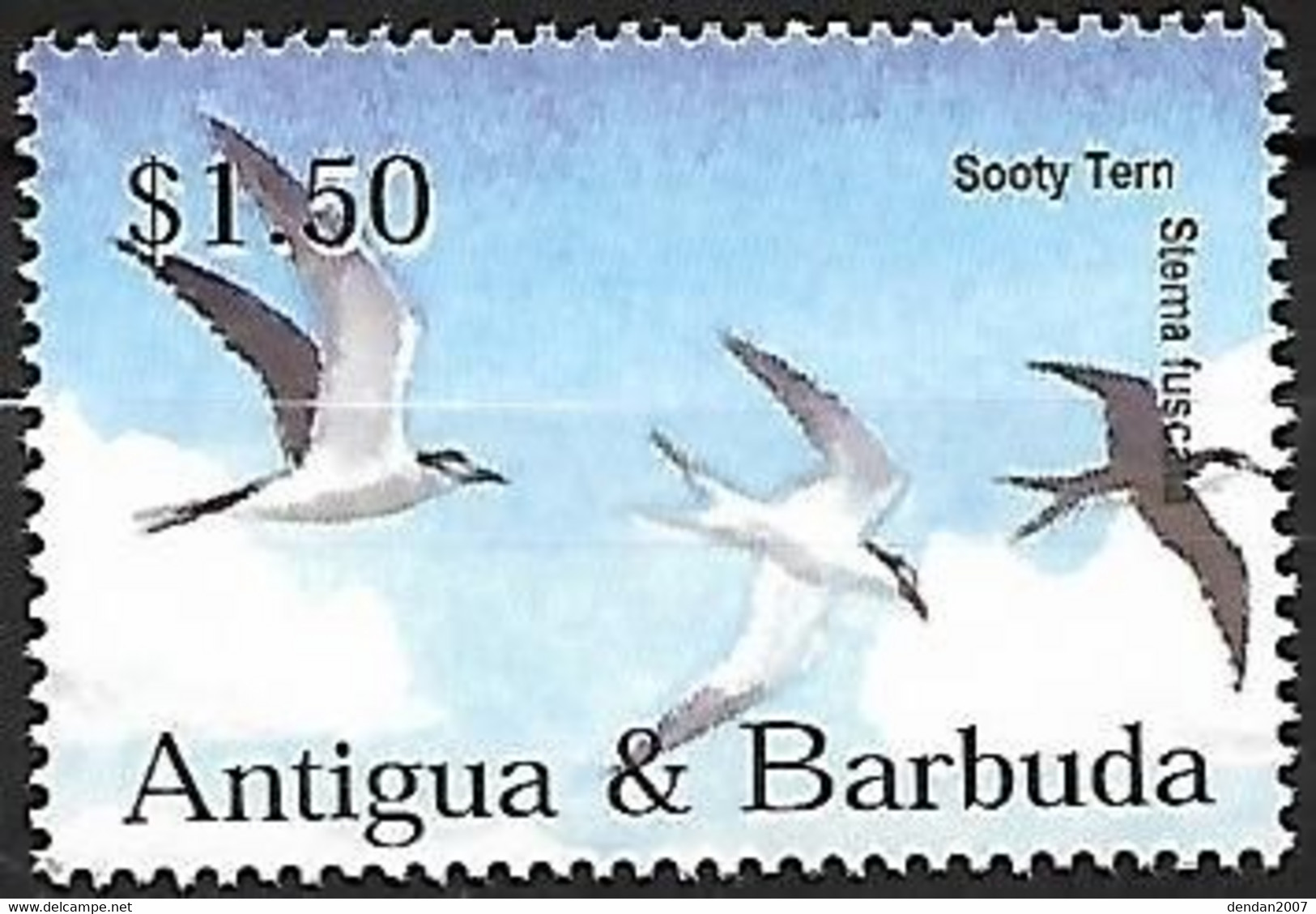 Antigua & Barbuda - MNH ** 2002 :  Sooty Tern   - Onychoprion Fuscatus - Möwen