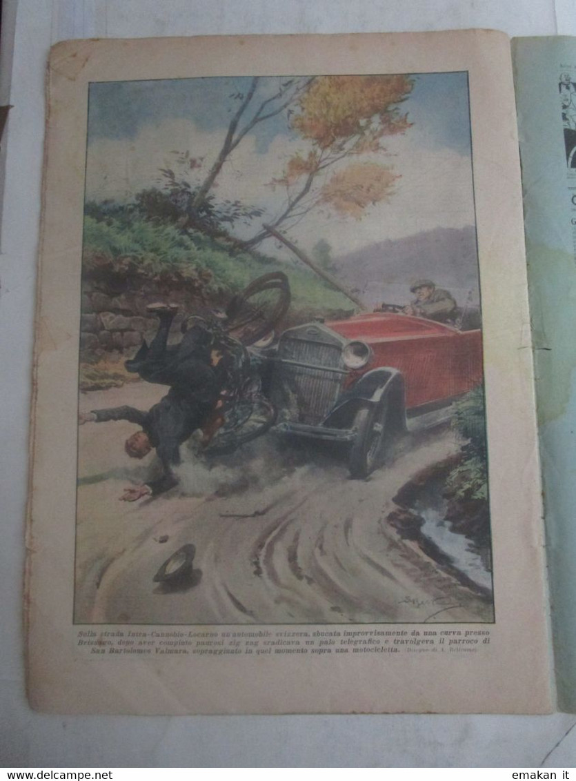 # DOMENICA DEL CORRIERE N 46 / 1930 RE BORIS REGINA GIOVANNA / TERREMOTO SENIGALLIA / INTRA CANNOBIO - First Editions