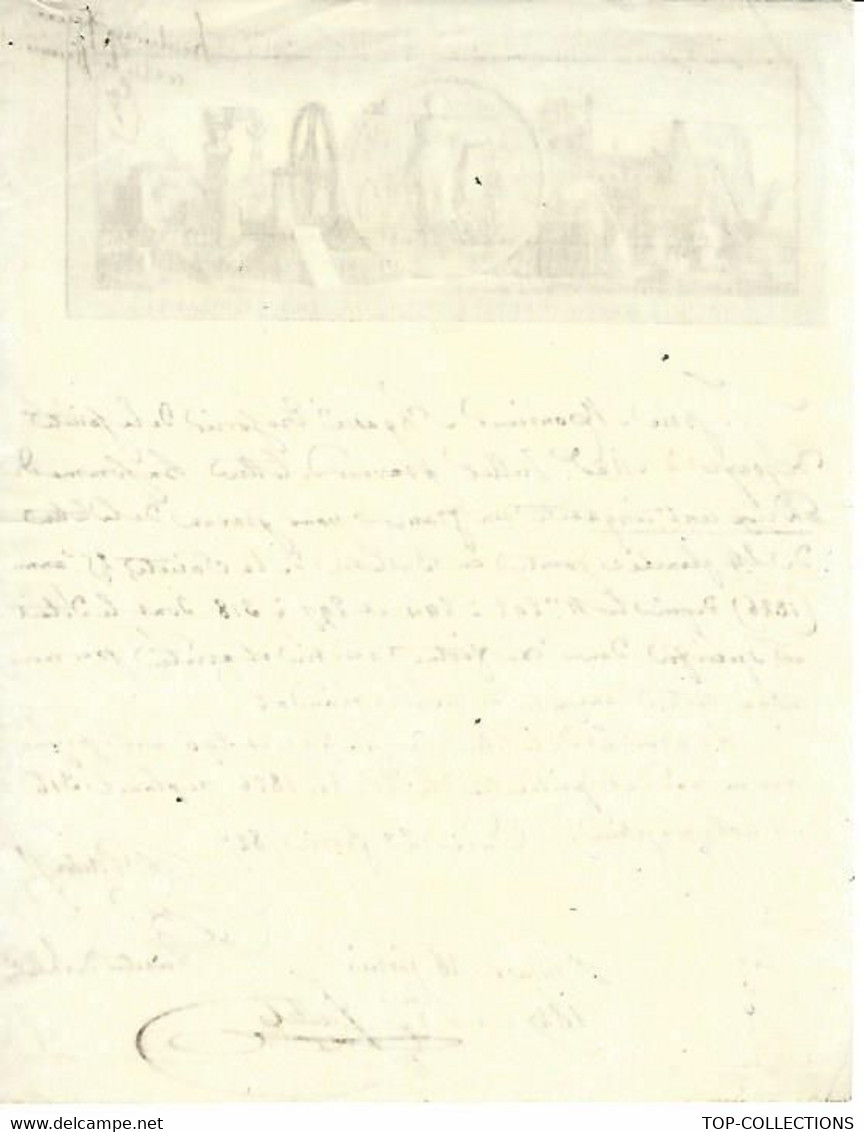 1827 LETTRE VIGNETTE SOCIETE D’ENCOURAGEMENT POUR L’INDUSTRIE NATIONALE - Documents Historiques