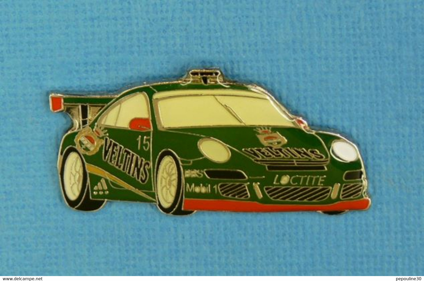 1 PIN'S //  ** PORSCHE 911 / VELTINS N°15 / 1997 ** - Porsche