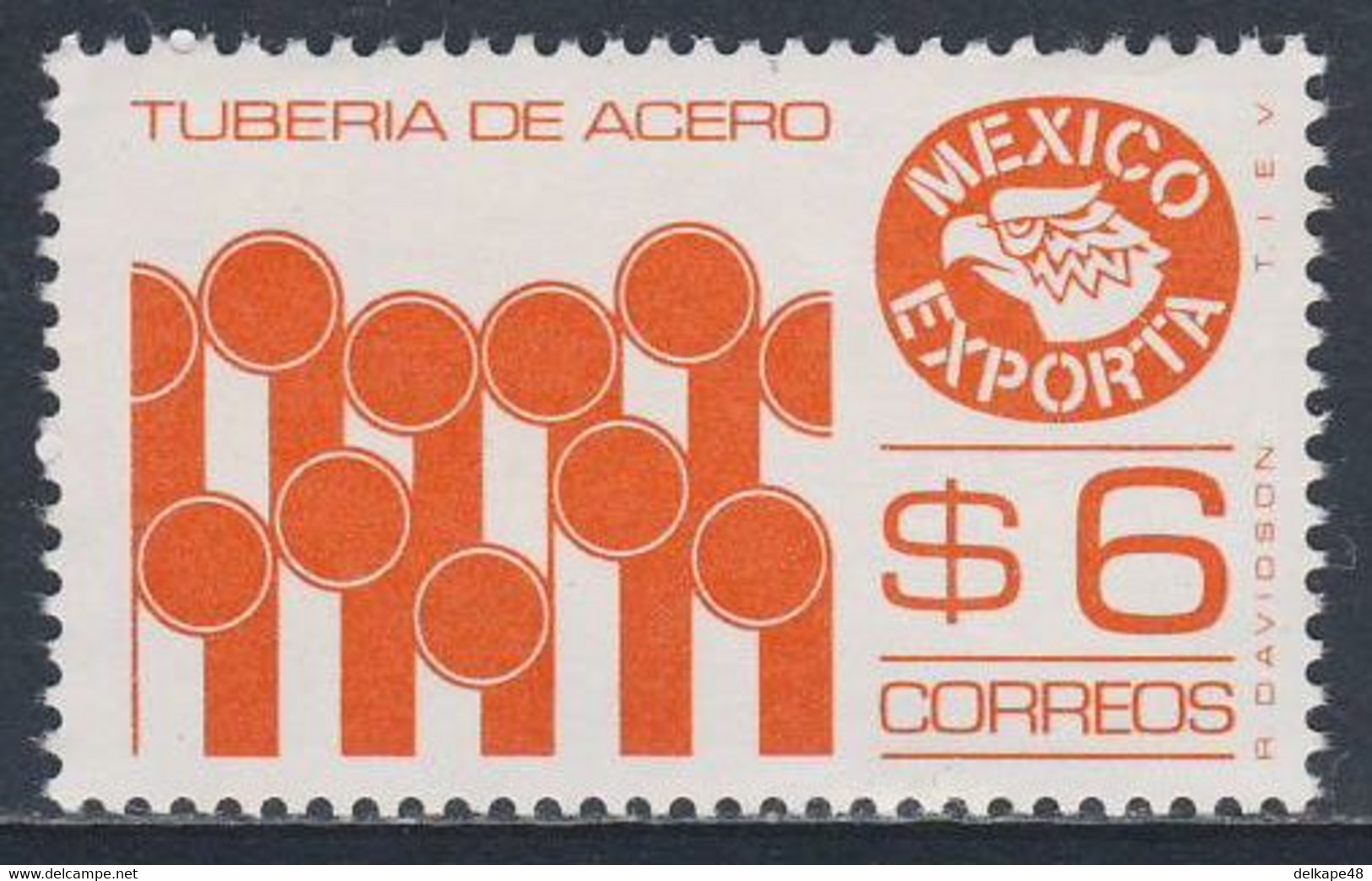 Mexico 1983 Mi 1786 XA SG 1359 Ed ** Export : Tuberia De Acero / Stahlrohre / Steel Tubes / Tubes En Acier - Usines & Industries