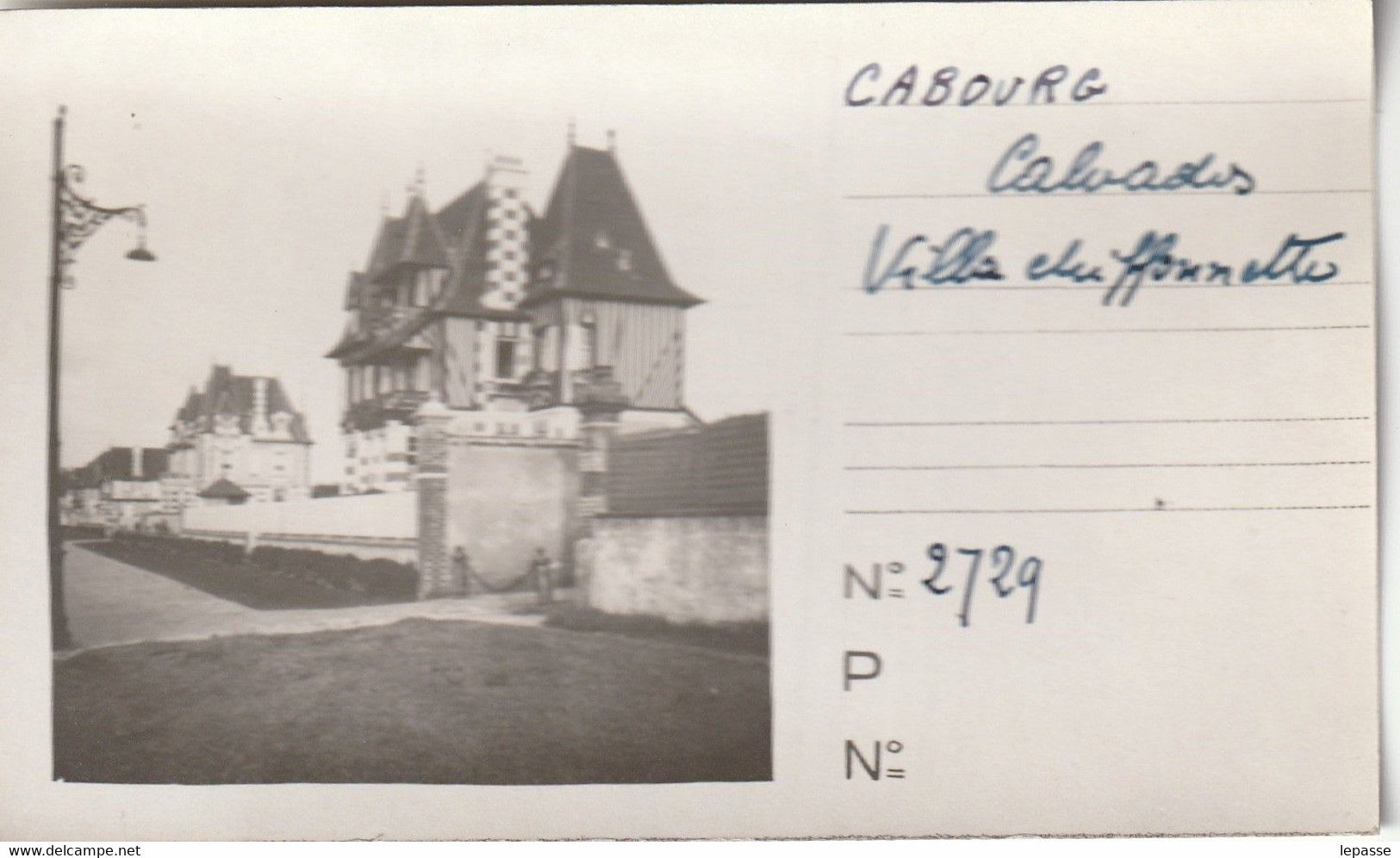 CABOURG  PHOTO VILLA CHIFFONNETTE N012 - Cabourg