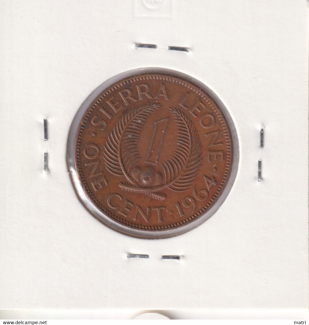 Sierra Leone 1 Cent 1964 Km#17 - Sierra Leone