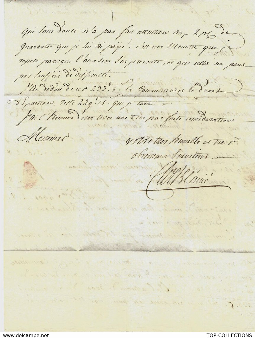 1765 LETTRE COMMERCE INTERNATIONAL FINANCE  NAVIGATION   Clerk L’ainé à Bordeaux => Roux à Marseille Avec « B » Couronné - 1701-1800: Voorlopers XVIII