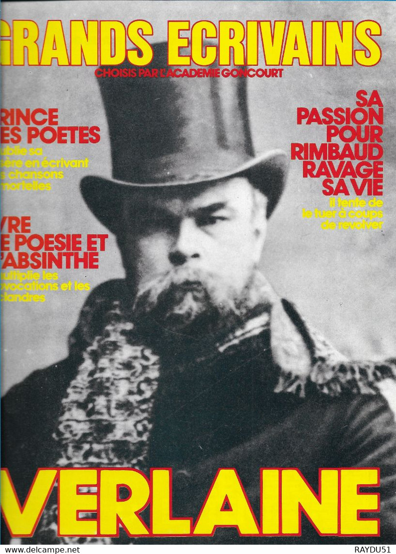 VERLAINE  -  GRANDS ECRIVAINS  -  N°38 - Autores Franceses