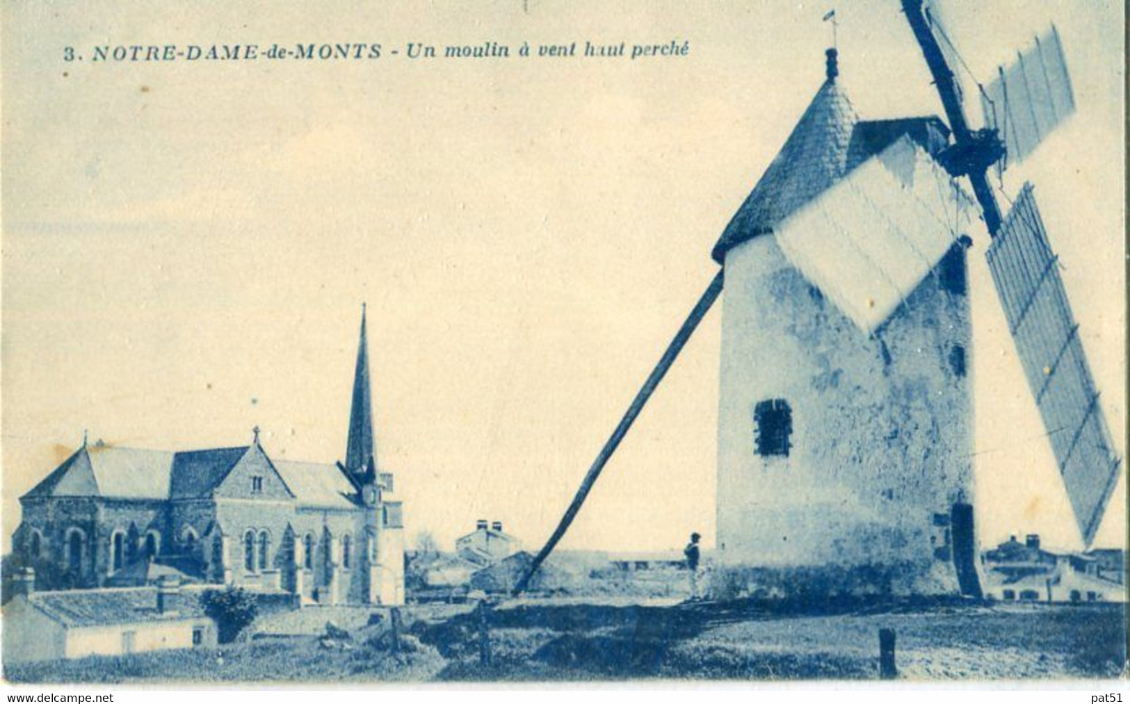 85 - Notre Dame De Monts : Un Moulin à Vent Haut Perché - Mouilleron En Pareds