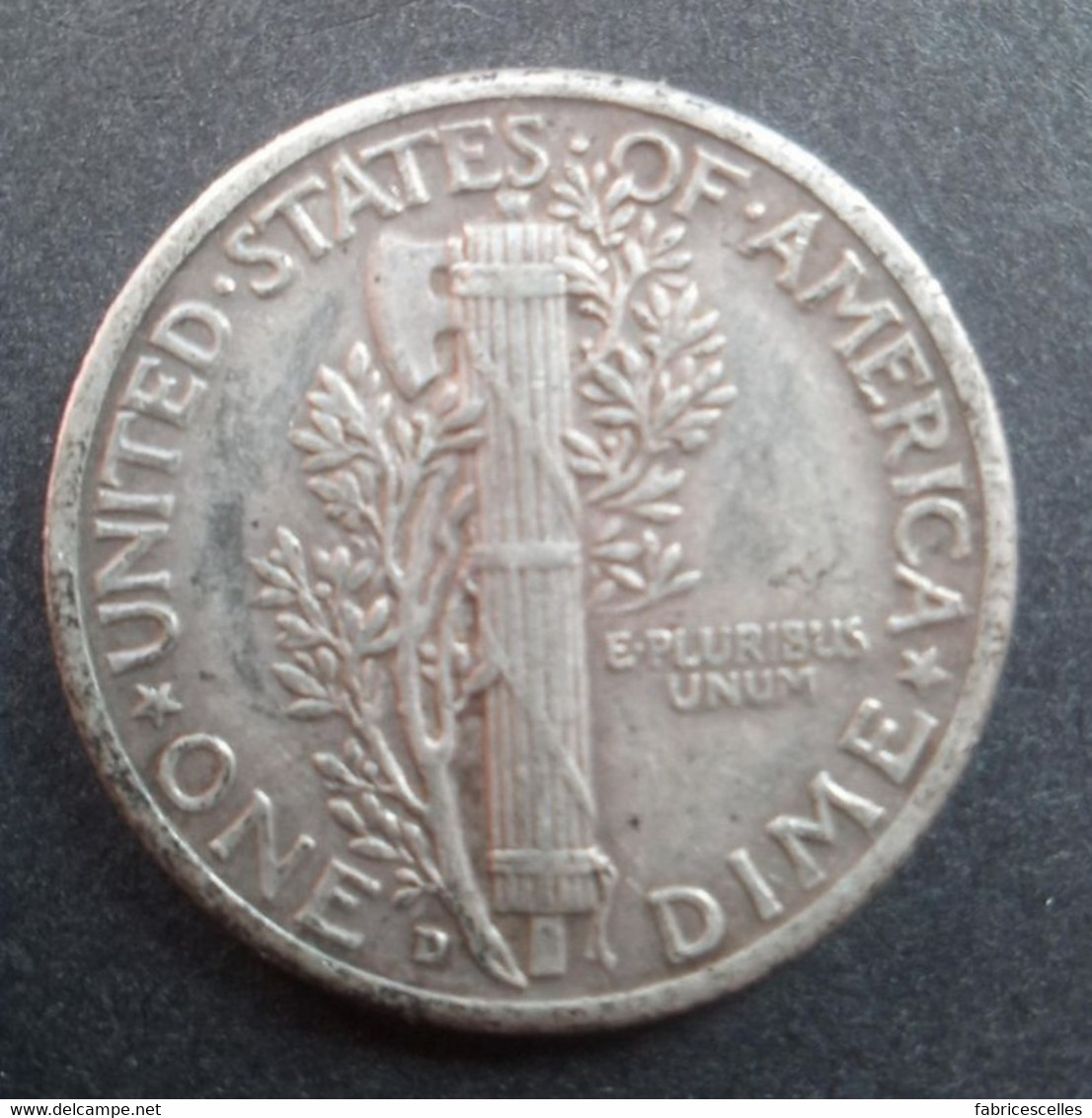 États-unis - Pièce One Dime Mercury 1943 D (denver) - 1916-1945: Mercury