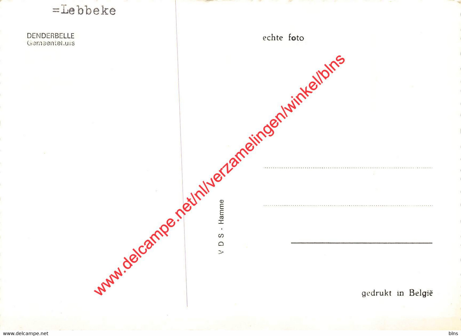 Gemeentehuis - Denderbelle Lebbeke - Lebbeke