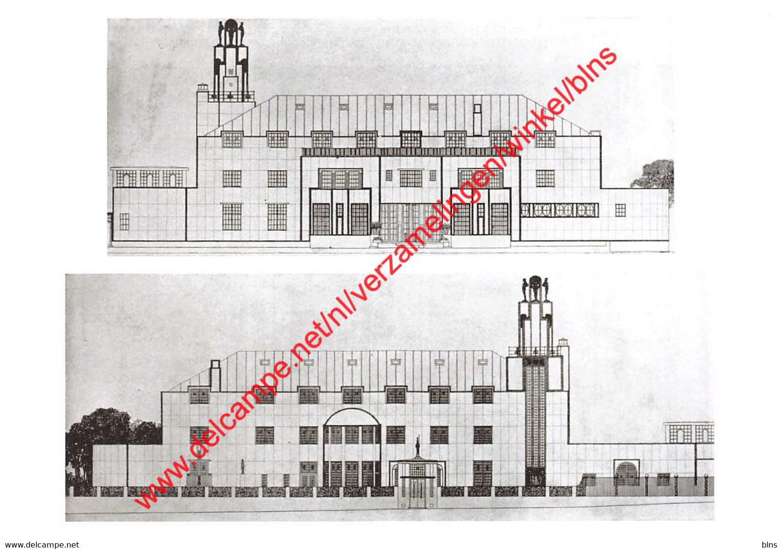 Maison Stoclet - Arch Josef Hoffmann - Dessins - St-Pieters-Woluwe - Woluwe-St-Pierre - St-Pieters-Woluwe - Woluwe-St-Pierre