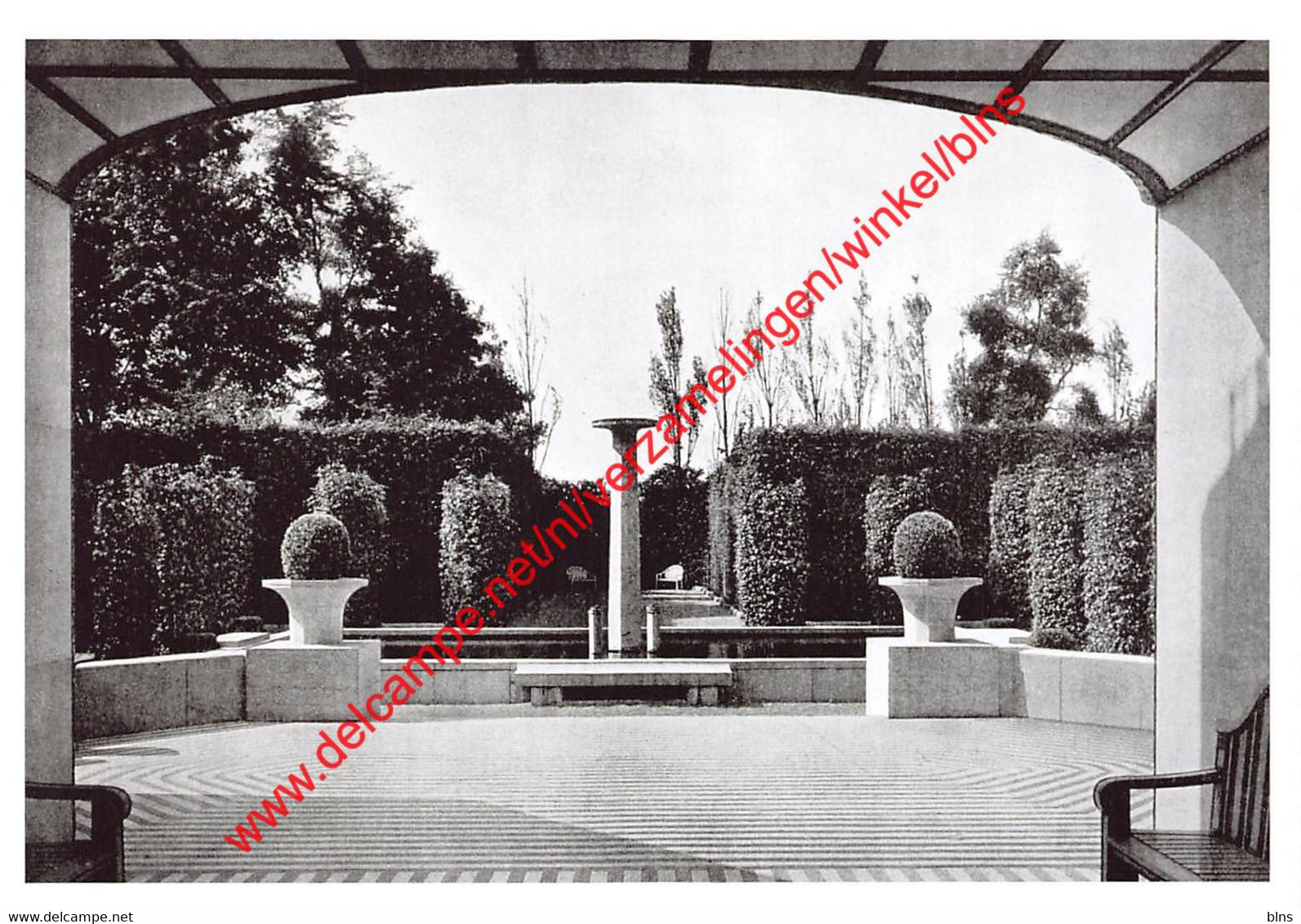 Maison Stoclet - Arch Josef Hoffmann - Vue De La Terrasse Couverte Vers Le Jardin - St-Pieters-Woluwe - Woluwe-St-Pierre - Woluwe-St-Pierre - St-Pieters-Woluwe