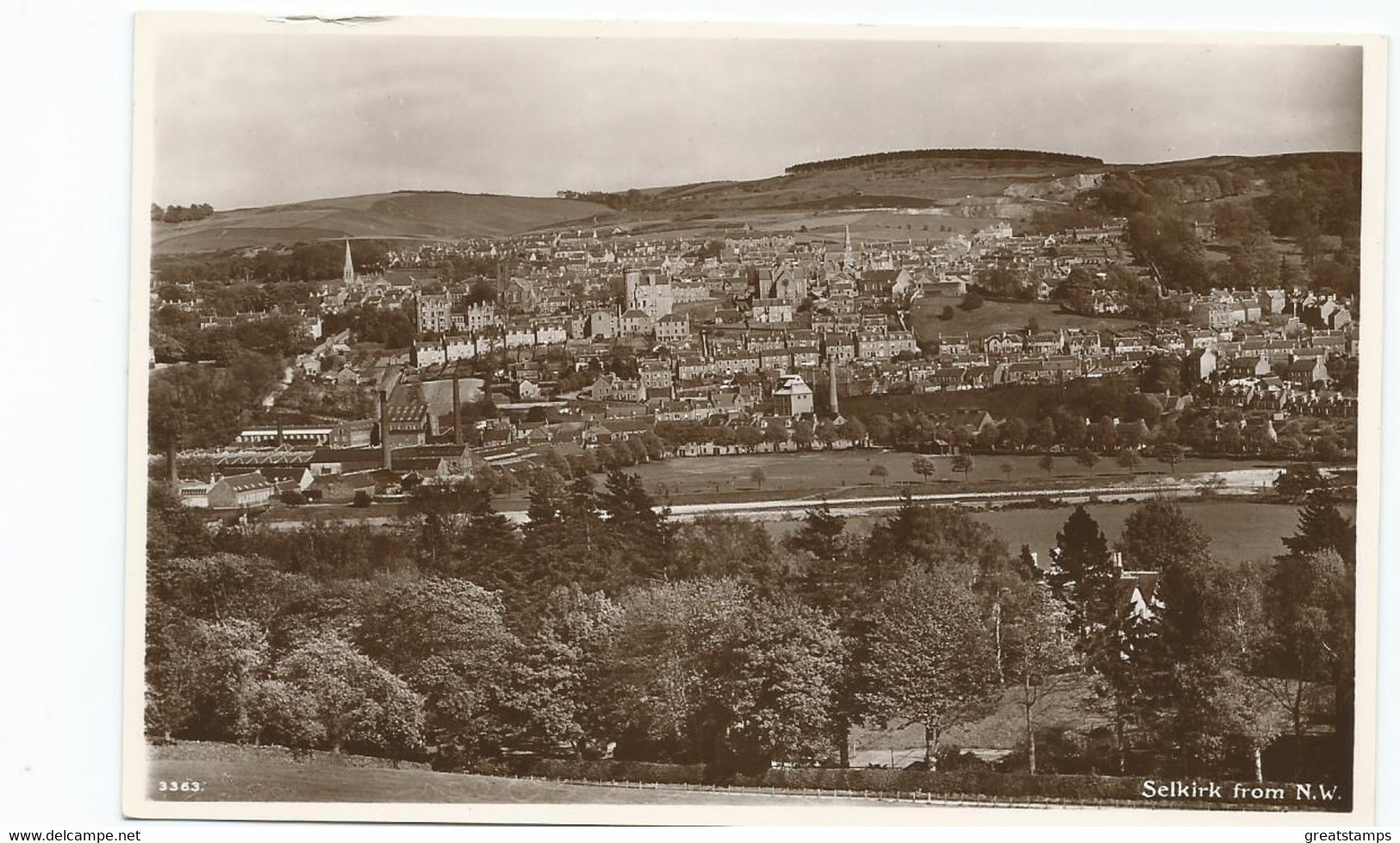 Scotland  Postcard   Selkirk Rp General View Unused Local Publishers - Selkirkshire