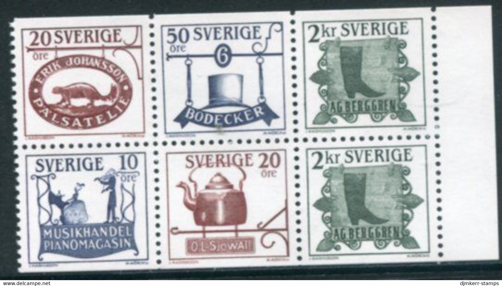 SWEDEN 1985 Old Trade Signs MNH / **.  Michel 1342-46 - Neufs