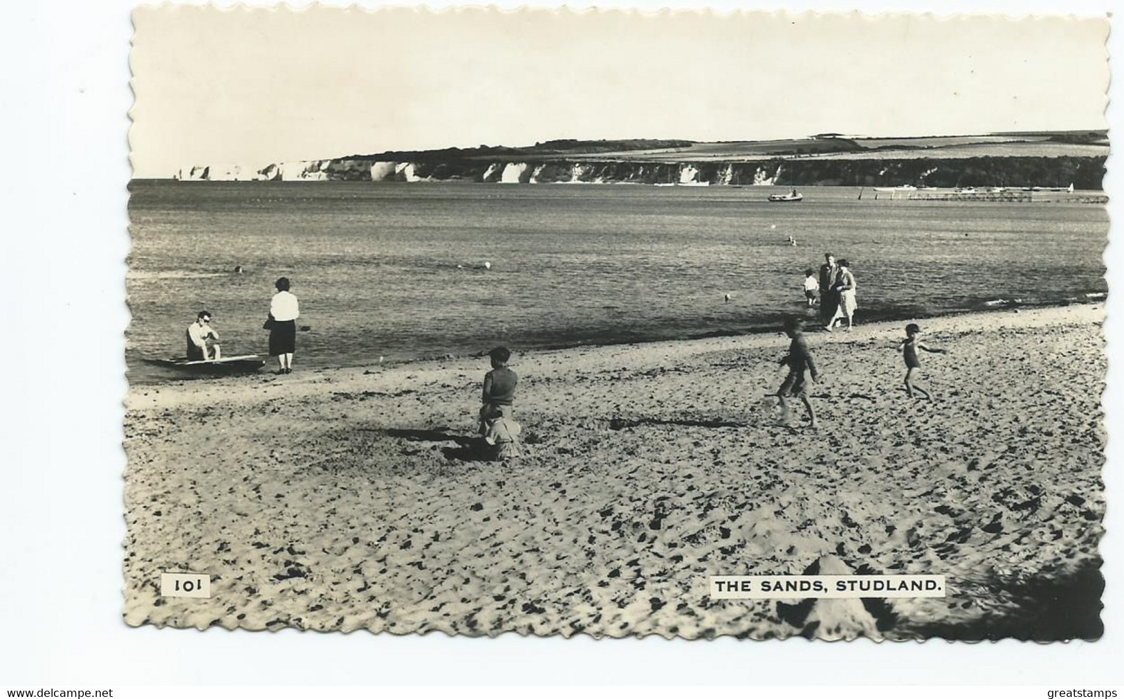 Postcard The Sands Studland  Published Dearden Rp - Swanage