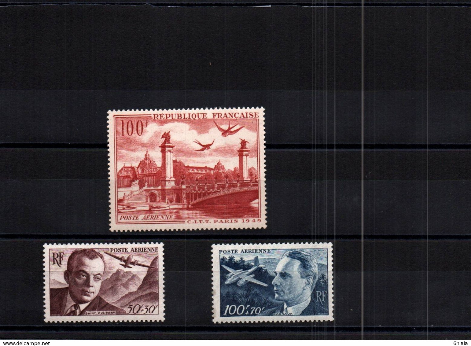 7687  TIMBRES POSTE AERIENNE  FRANCE NEUFS N°  21**, 22*, 28** - 1927-1959 Ungebraucht