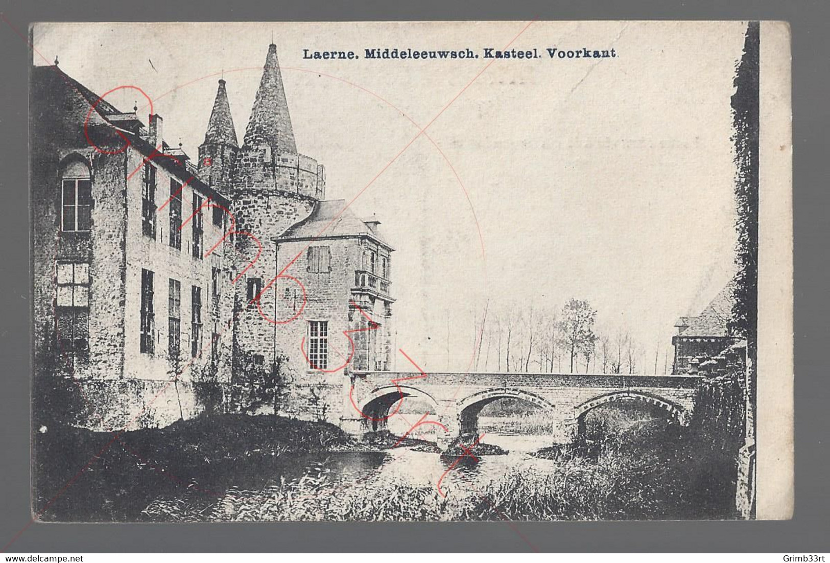 Laerne - Middeleeuwsch Kasteel - Postkaart - Laarne