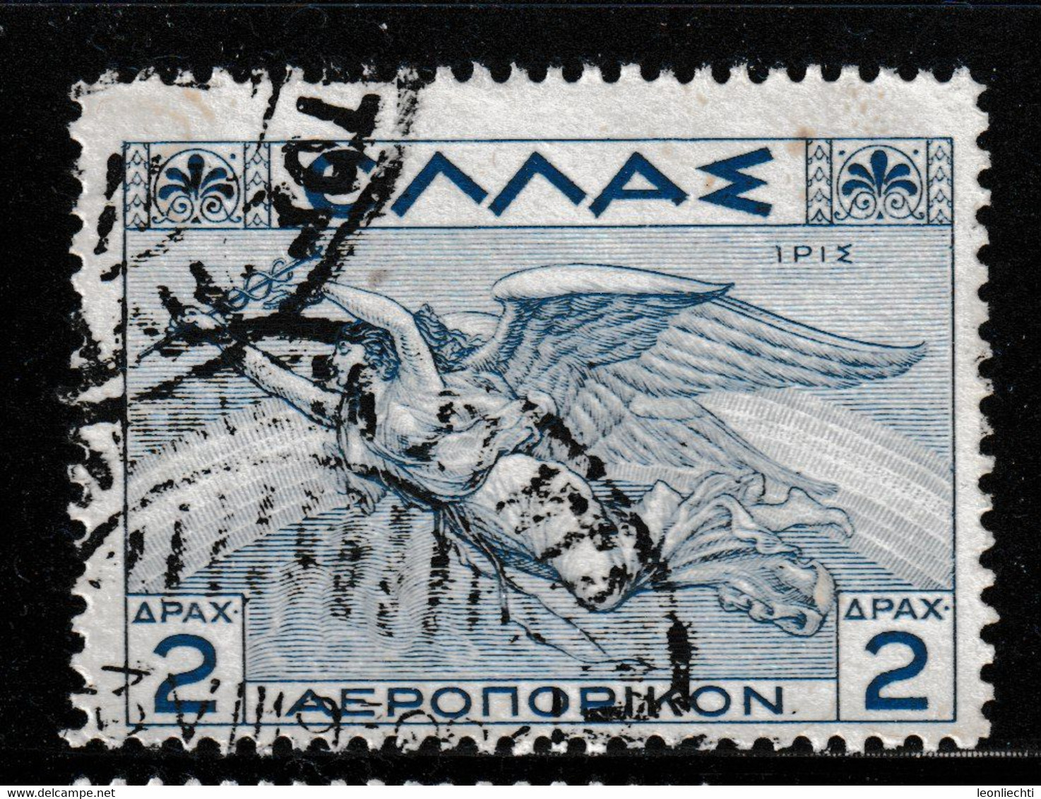 Griechenland, 1935 Mi: 378 Göttin Iris - Usados