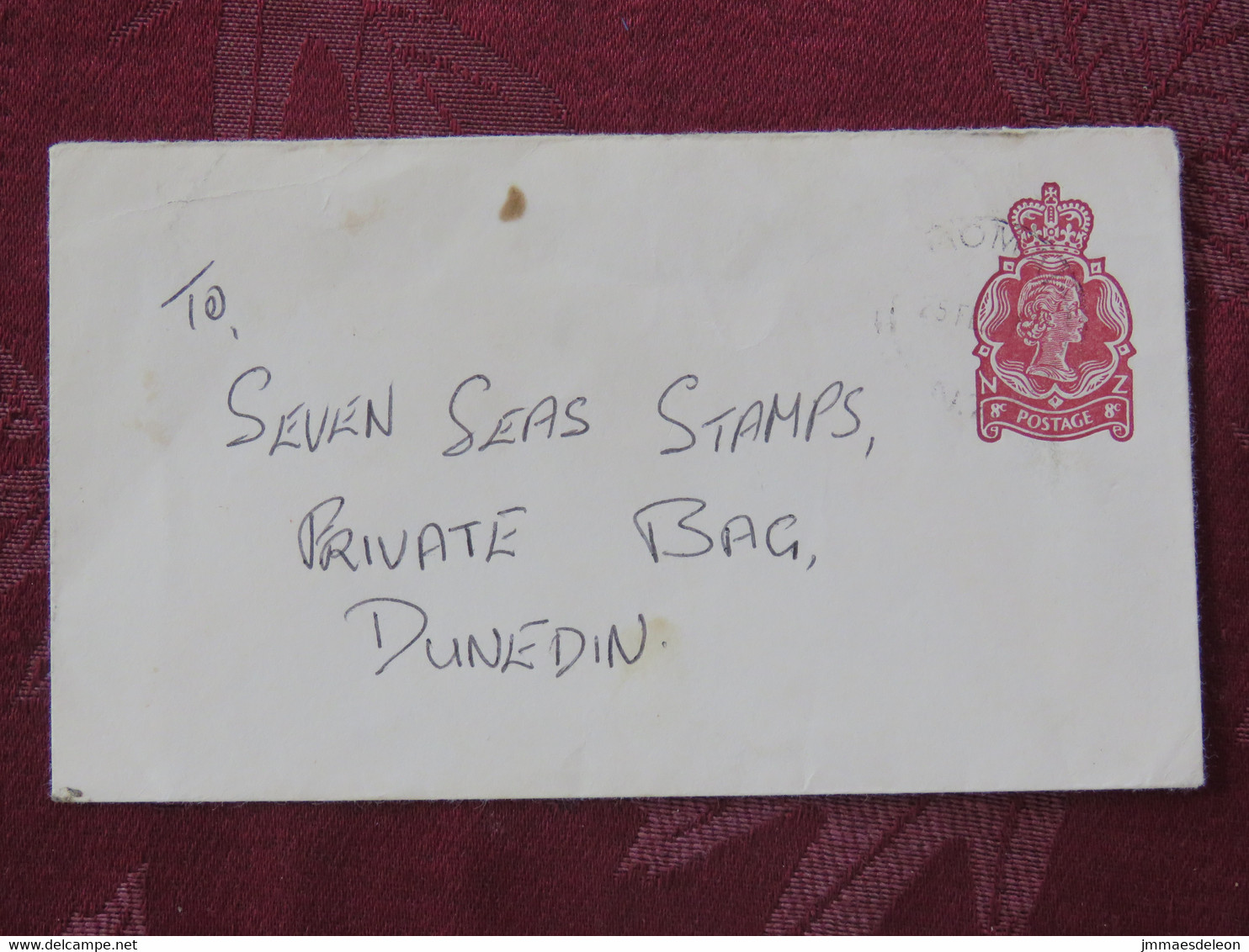 New Zealand Stationery Cover Otahuhu To Dunedin - Queen - Entiers Postaux