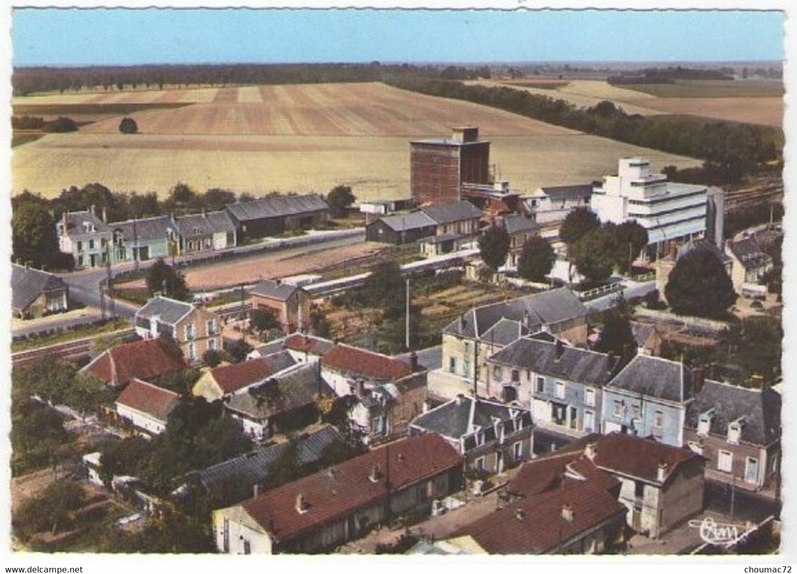 GF (41) 883, St Amand De Vendome, Combier 326 35 A, La Gare Vue Aérienne - Saint Amand Longpre