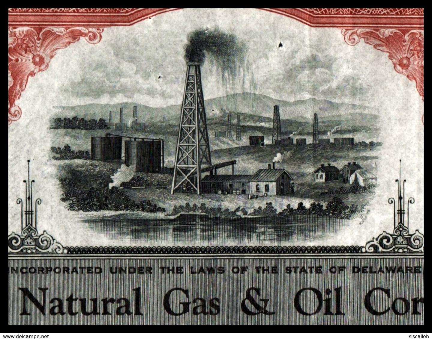 1951 Delaware: Century Natural Gas & Oil Corporation - Petróleo