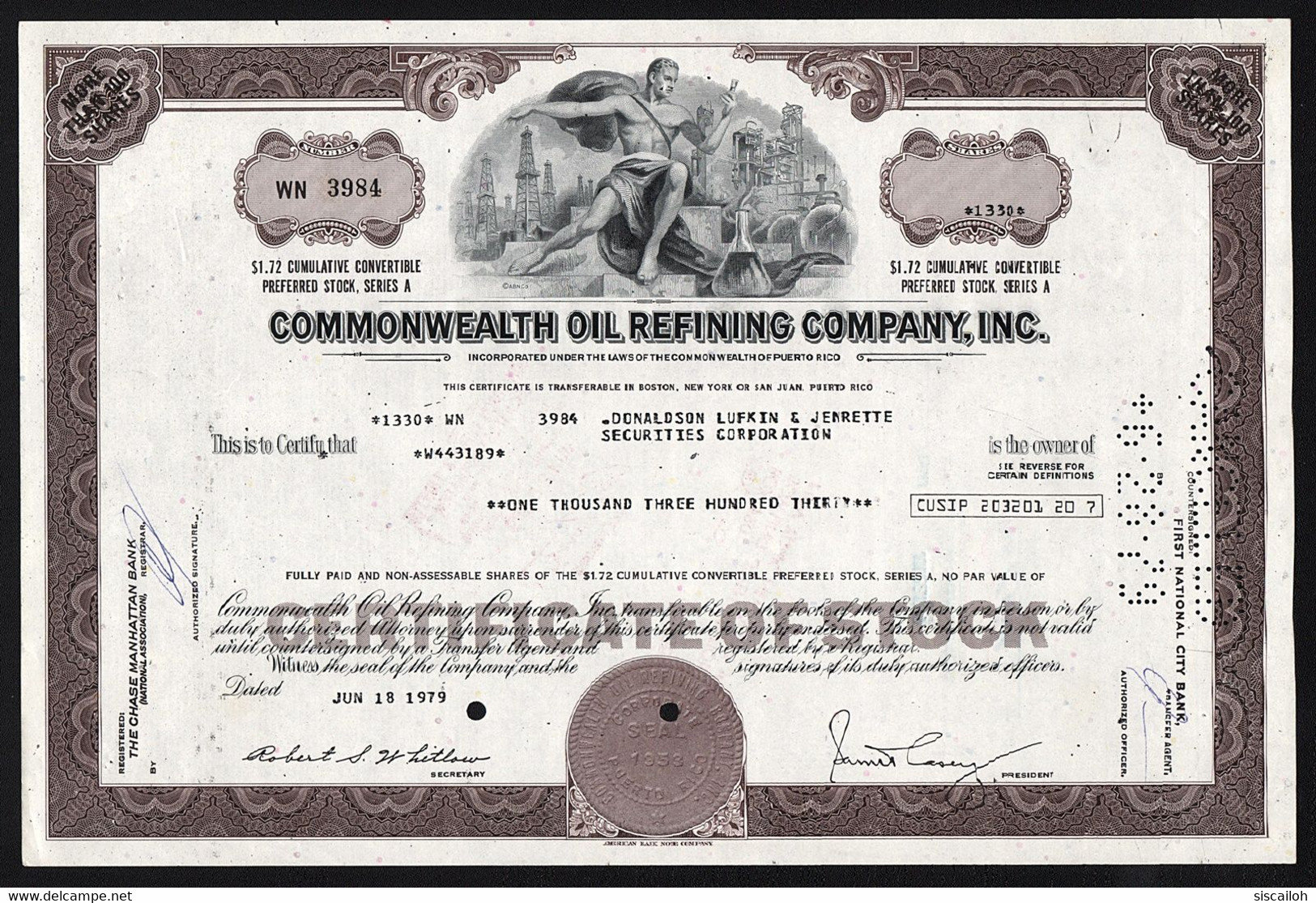 1979 Puerto Rico: Commonwealth Oil Refining Company, Inc. - Oil